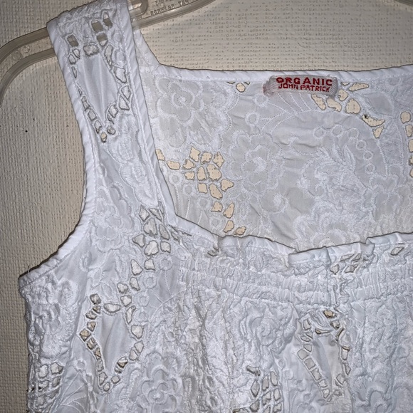 Organic John Patrick White Lace top - Picture 7 of 16